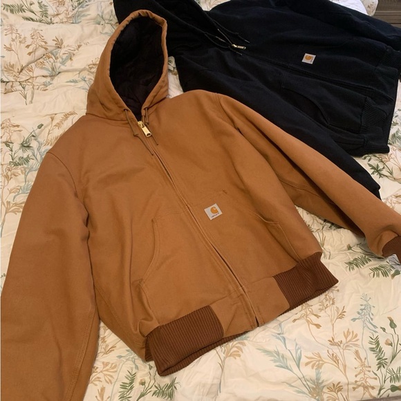 Carhartt Brown Hooded Jacket - Picture 2 of 2